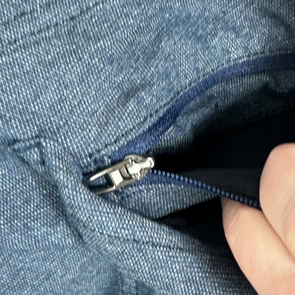 Lululemon Mens ABC Pants Tech Canvas Blue Size 40 Style LM5608S Trousers Denim - Picture 11 of 16